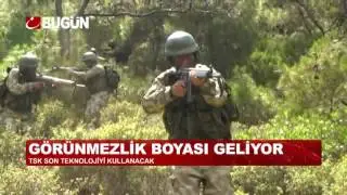 TSK'YA GÖRÜNMEZLİK BOYASI GELİYOR