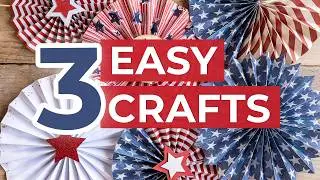 Simple Patriotic Crafts with PAPER