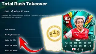 How to Complete Total Rush Takeover Objectives & Get Rush Points FAST! ⚡ EA FC 25 Ultimate Team