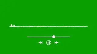 Green screen audio spectrum/Green background audio track Full HD 4K DOWNLOAD NOW!