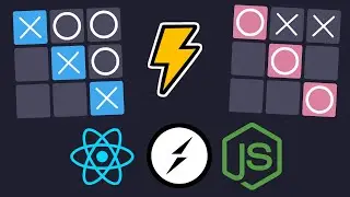 Create Multiplayer Tic-Tac-Toe game with React-js, Node-js, Socket-io | Project tutorial in hindi