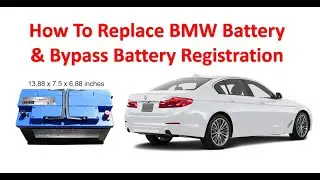 How To Replace BMW Battery & Bypass Battery Registration If Your Vehicle Want Start