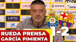 RUEDA DE PRENSA GARCÍA PIMIENTA: BARCELONA, PENALTI GÜNDOGAN, ÁRBITROS... | Las Palmas 1 Barcelona 2