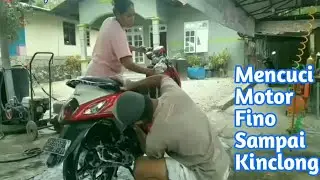 Mencuci Motor Yang Benar||Bersih Dan Kinclong||Motor Yamaha Fino