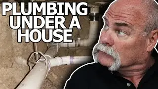 Crawling Under a House to Fix Broken Sewer Lines - Life of a Plumber