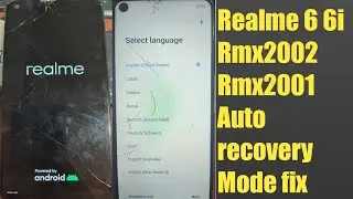 realme 6 6i rmx2002 rmx2001 auto recovery mode hang on logo fix with unlock tool