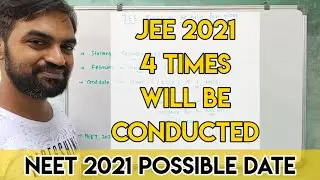 JEE 2021 | 4 times in one year | NEET 2021 Latest Tamil