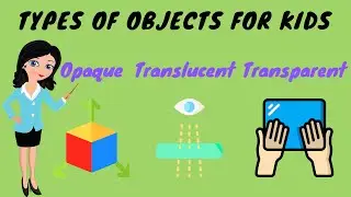 Opaque Transparent Translucent Objects (For Kids) | TutWay