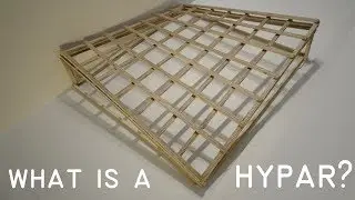 DIY Plywood Hyperbolic Paraboloid (Hypar) Wall Art