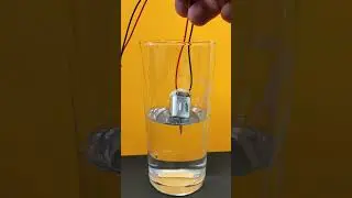 Motor dipped in water experiment