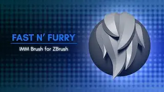 Fast N' Furry - Stylized Character Fur IMM Brush for ZBrush 2021