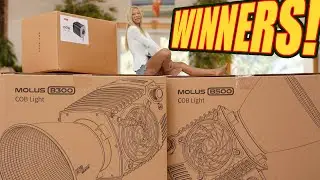 Zhiyun Molus B300 B500 Ulanzi 100w winners