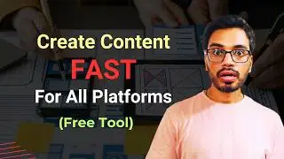 Create Content Fast With FREE Tool | No one Knows About It | Lokesh