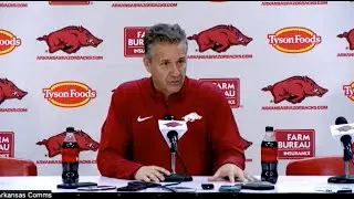 John Calipari Postgame Press Conference - Arkansas 85, Kansas 69