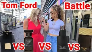 Women React to Tom Ford Noir Extreme, Black Orchid, Oud Wood & Ombre Leather 💥 Fragrance Battle