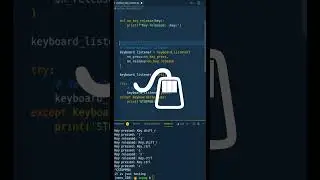 Capturing mouse 🖱 events by PYNPUT in Python. #python #programming #coding #shorts #shortsvideo