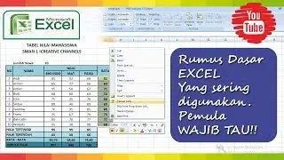 Rumus Dasar Excel Yang Sering Digunakan