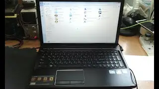 Ремонт Lenovo G580 (Экран заливает светлыми полосками) схема