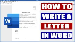 How to write a letter in Word | Microsoft Word Tutorial