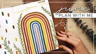 June 2021 Bullet Journal Set Up  |  Pride Theme BuJo Plan With Me