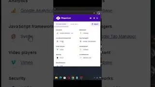 Reverse Engineer Website with wappalyzer Chrome Extension #softwareengineer #chromeextensions