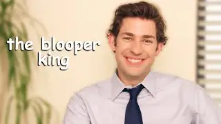 john krasinski's best bloopers and improvised moments from The Office US | Comedy Bites