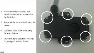 Rytec Door Encoder Reset for F752 or F852-485 encoder faults