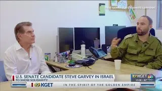 U.S. Senate candidate Steve Garvey in Israel