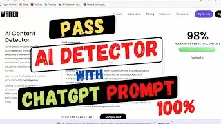 Pass AI Content Detection with ChatGPT 100%