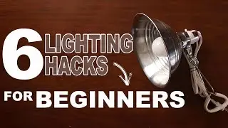 BUDGET Lighting Techniques for Beginners to Video!