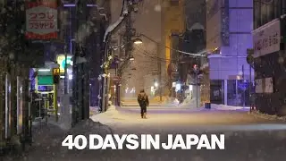Japan travel vlog  ✈️ POV Snowy Street Photography in Hokkaido EP1