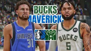 NEW LOOK MAVERICKS vs NEW LOOK BUCKS | NBA 2K24 (PS5)