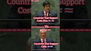 Countries That Supporting Cuba Vs costa rica #shorts
