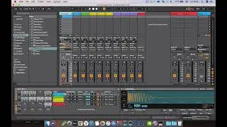 Ableton Live. Посыл эффекты в драмреке.