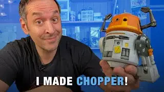 Chopper Resin Printed Model Kit Build from Ahsoka and Rebels