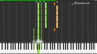 Usher feat. Pitbull – DJ Got Us Fallin' In Love Piano Tutorial (Synthesia + Sheets + MIDI)