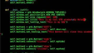 Python - GTK GUI - Tutorial #5 - Titles and Tooltips
