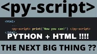 Pyscript hello world program with HTML | What is pyscript | Run python in the browser