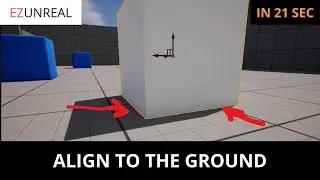 Unreal Engine 5 QUICK TIP: Align Objects to the Ground