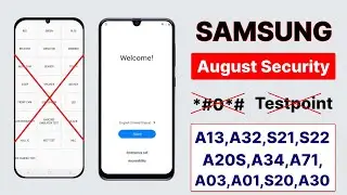 No *#0*# / All Failed-Samsung Latest Security Patch Frp Unlock Android 13 August Security