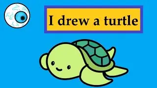 I drew a turtle