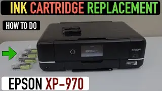 Epson XP 970 Ink Cartridge Replacement Video.