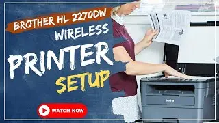 Brother hl 2270dw wireless printer setup