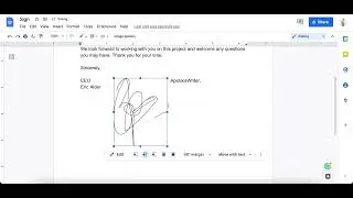 How to Insert Signature in Google Docs