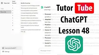 ChatGPT - Lesson 48 - Based on content make questions