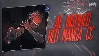 Ae Inspired Red Manga Cc Alight Motion - Preset! ( xml , alight link , qr code )