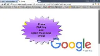 How to zoom in and out on a page in chrome