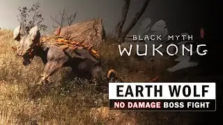 Black Myth Wukong - Earth Wolf Boss Fight (No Damage Taken)