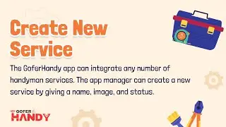 Create New Service - GoferHandy