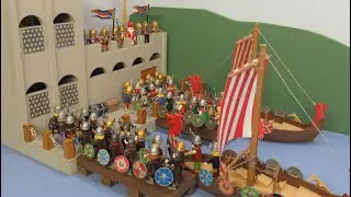 Vikings VS Francs : Ragnar à Paris ! Stop motion Playmobil !